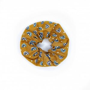 Scrunchie gumička Okrová