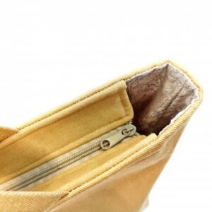 RECYklovaná kabela Okrová s výšivkou