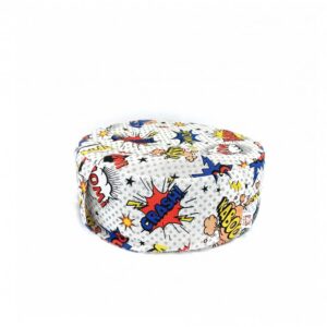 Pohankový sedák Komiks bílý