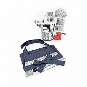 Dárková sada Zástěra + chňapky NOVINY