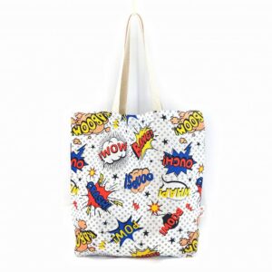 Nákupka Komiks bílý