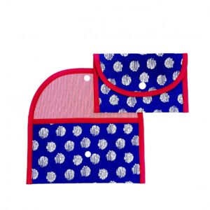 Kapsička na něco Modrotisk puntík