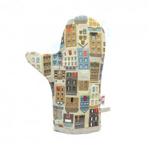 Kuchyňská chňapka Domky